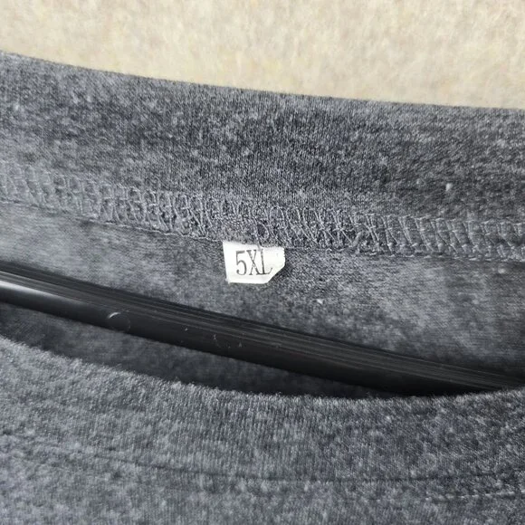 Red Hot Chili Peppers women’s Graphic T-Shirt Gray 5XL Cotton Blend Short Sleeve - Picture 3 of 6